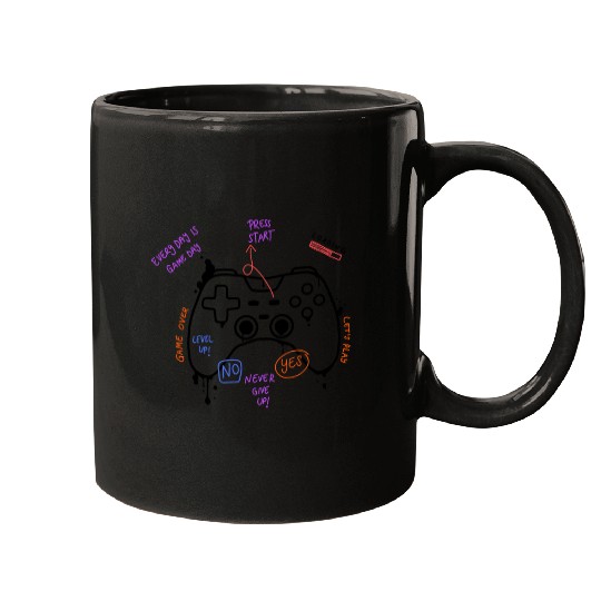 PlayStation Remote controller Black Mugs