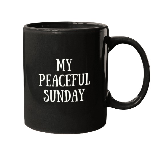 My Peaceful Sunday Mugs