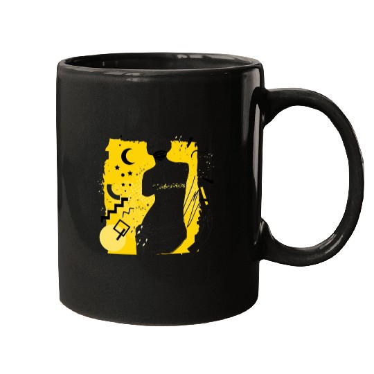 Ancient Greek Statue with Medical Mask T-S Mugs