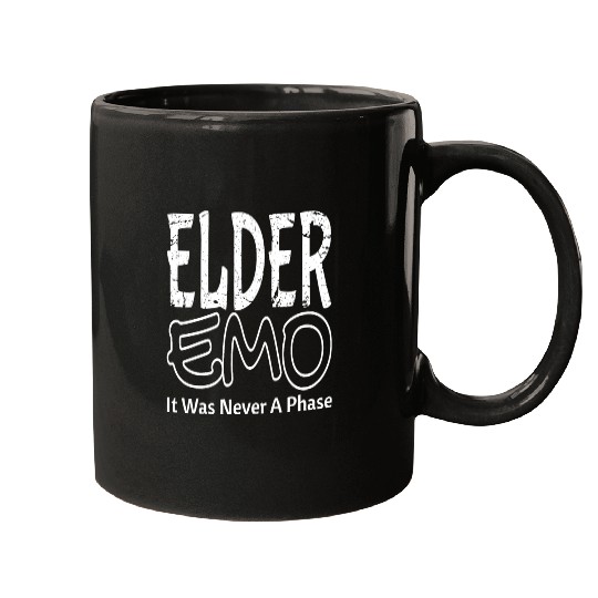 Elder EMO Never A Phase Gothic Mugs