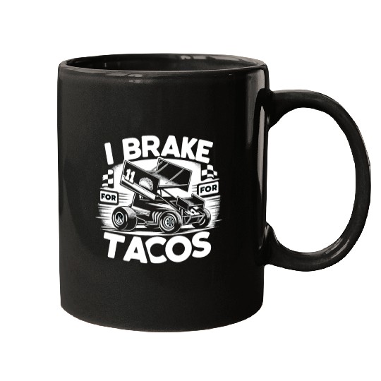 Sprint Car Mom Dirt Track Racing Racing Race Day Mugs