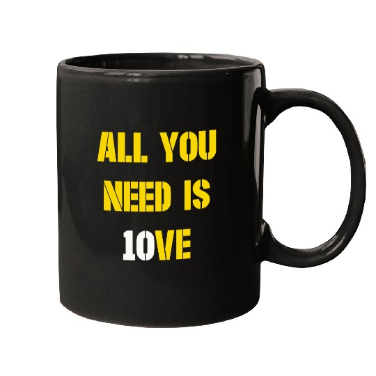 All You Need is Love Packers Mugs