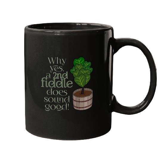 2nd fiddle... leaf fig Mugs