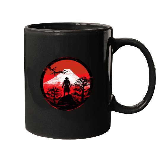 Samurai Sunset Mugs