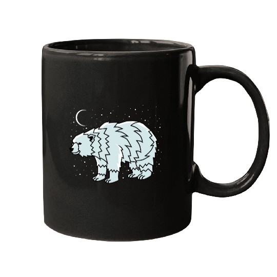 Tribal Polar Bear Indigenous Gift Mugs