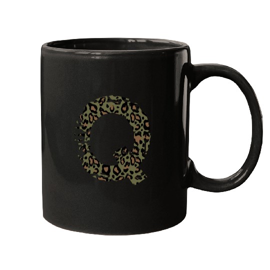 Q army camo design Mugs