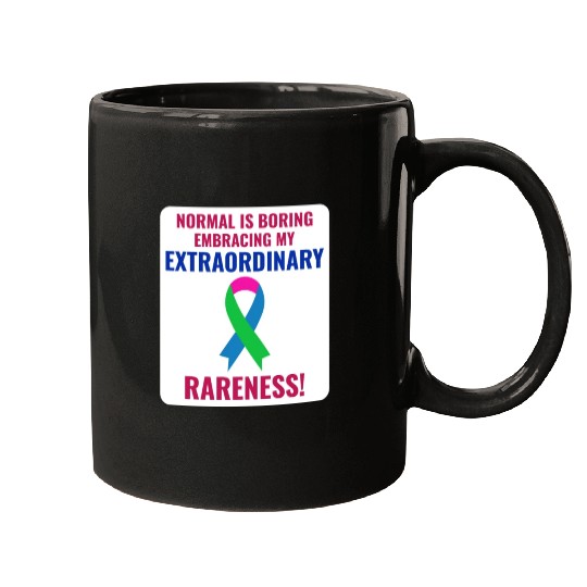 Rare Disease Awareness Embrace Extraordinary Mugs