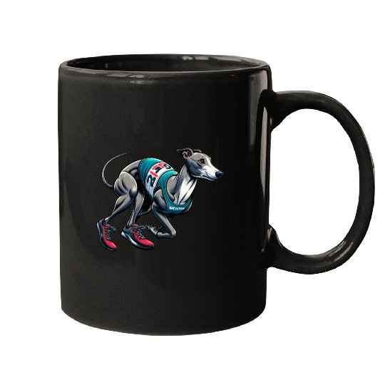 Marathon Master: Greyhound's Race Day Mugs