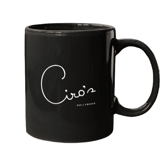 Ciro's Hollywood Vintage Mugs Landmark LA Club