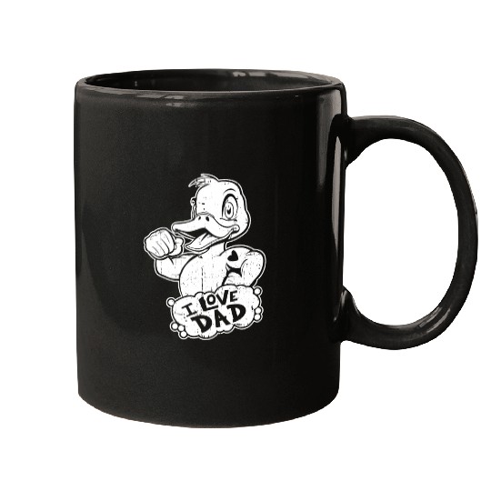 Duck Goose Geese I Love Dad Mugs