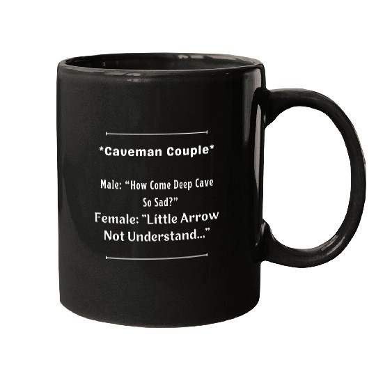 Caveman Couple Mugs