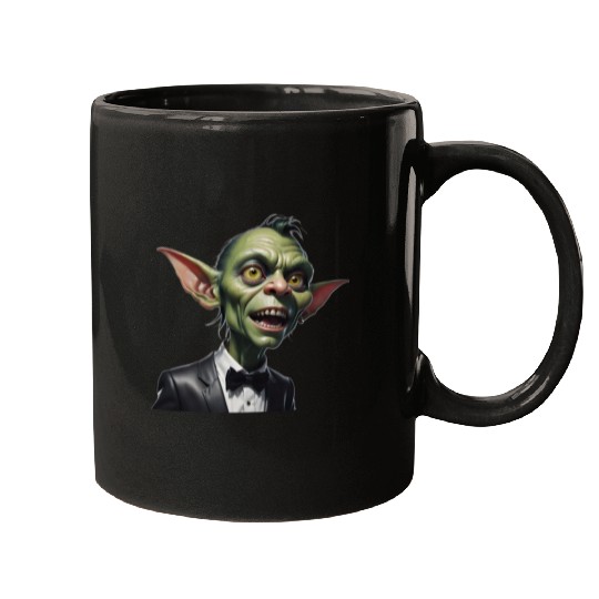 Green Goblin with Tuxedo Mugs