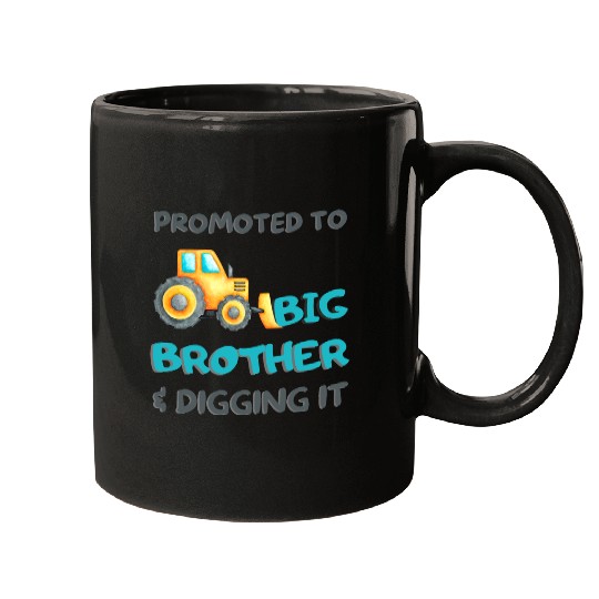 Promoted To Big Brother & Digging It Mugs