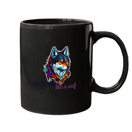 Wolf inspired Mugs collection.