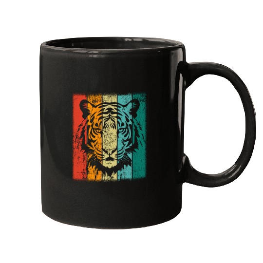 Retro Tiger Mugs