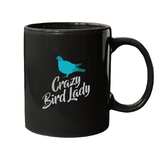 Crazy Bird Lady Mugs