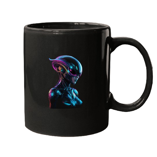 Cyber Alien Mirax Mugs