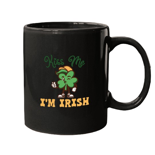 Kiss Me Im Irish St. Patrick's Day Mugs