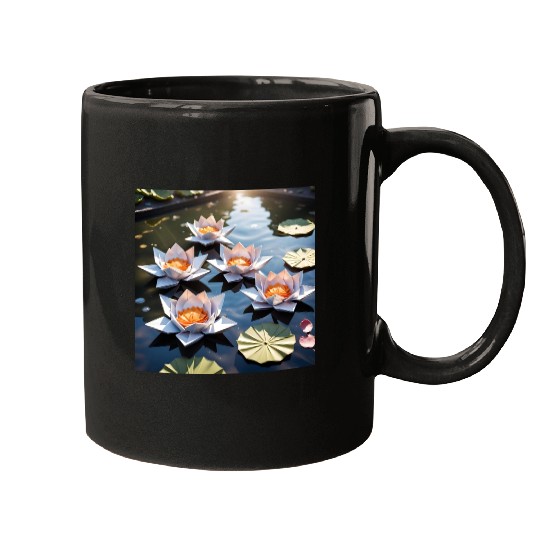 Lotus Origami Mugs