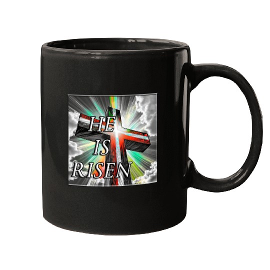 Cross, He is Risen - 1 Mugs