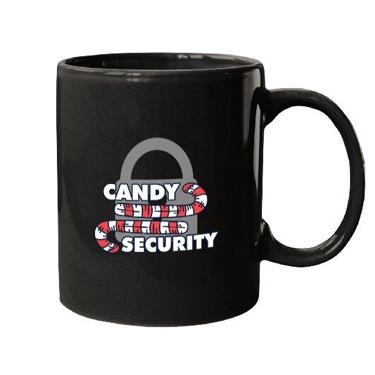 Candy Security Mom Dad Matching Birthday Costume Mugs