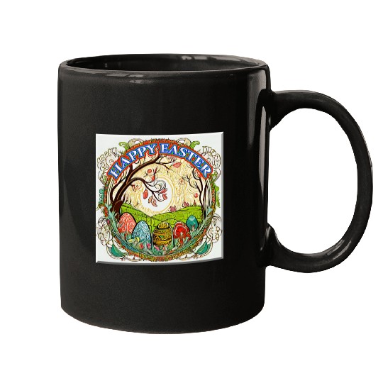 Happy Easter Holiday Celebration Mugs