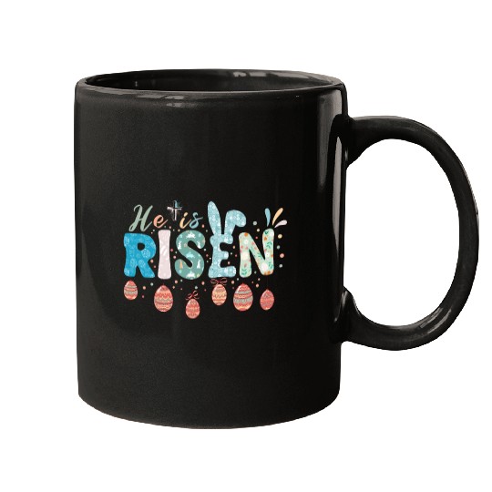 He Is Risen Easter Celebration Theme Mugs