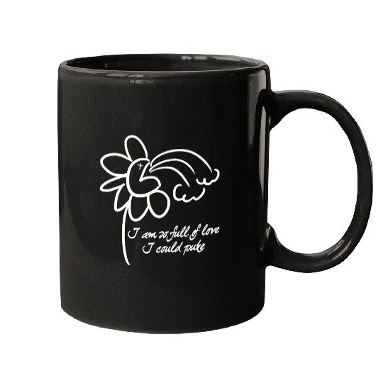 Valentine's Day Puking Flower Mugs