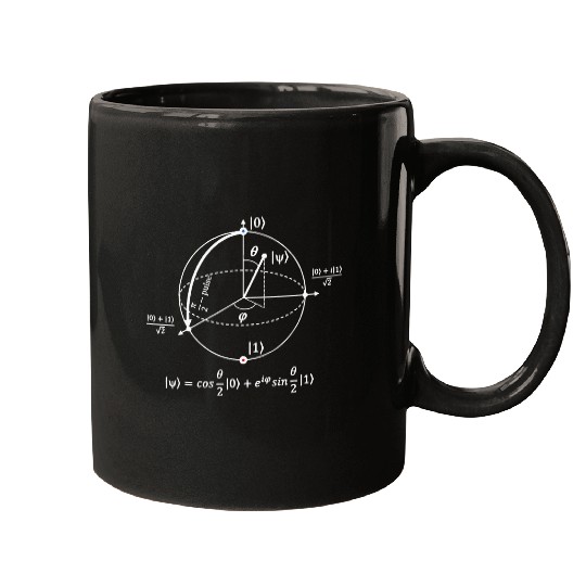 bloch sphere quantum information physics science Mugs