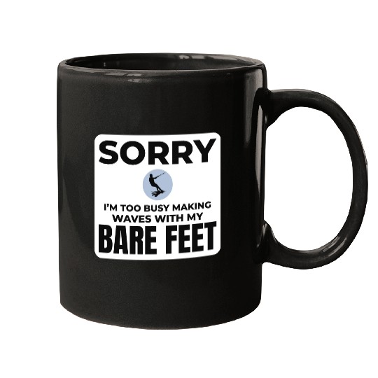 Barefoot Water Skiing Extreme Sports Barefooting Mugs