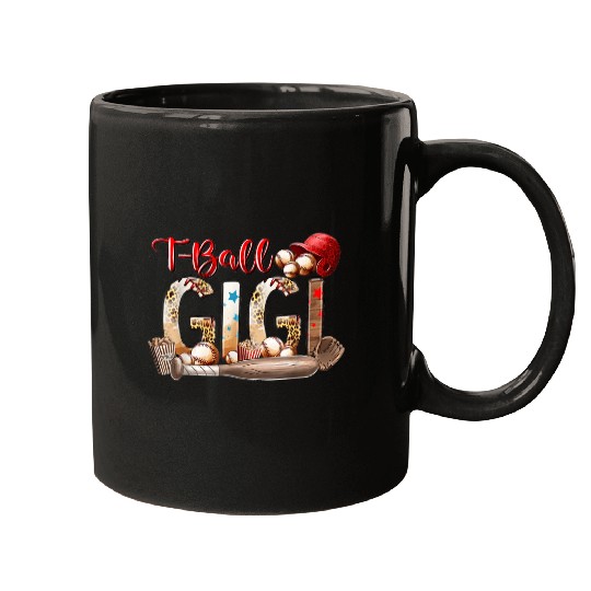 Leopard T-ball Gigi For Baseball Lover Mugs