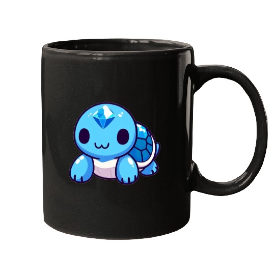 Sapphire Turtle Mugs
