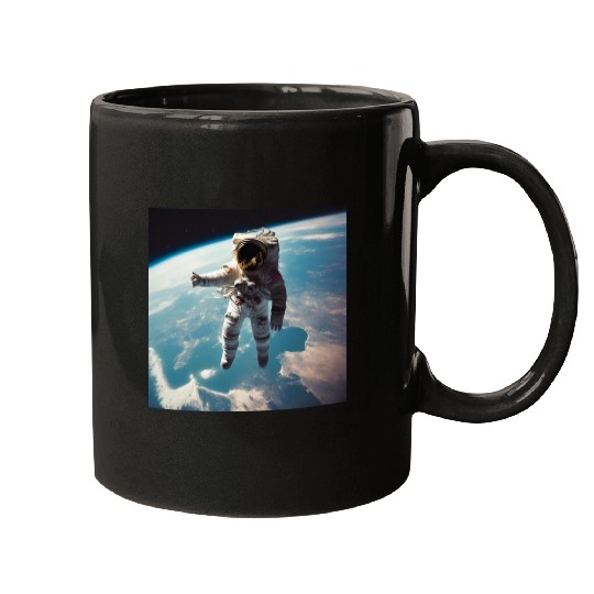 REalistic Astronaut Mugs
