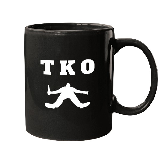 TKO Drunken Man Passed Out Blackout Coma White Mugs