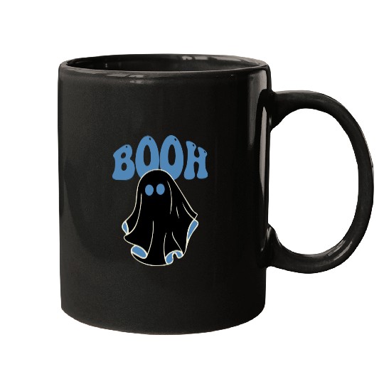 funny Halloween ghost Mugs design