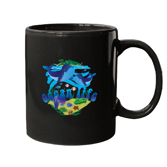 Ocean Life Mugs