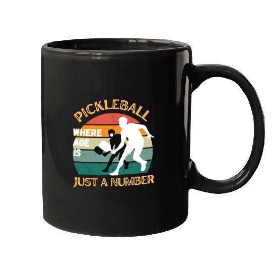 Funny Pickleball Design Mugs