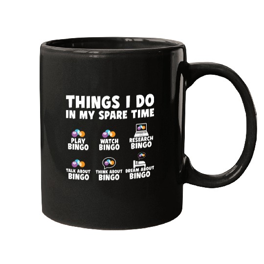 Funny Bingo Player Enthusiast Mugs