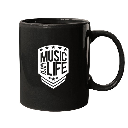 Music Is My Life Party Club Concert Sound Love Mugs
