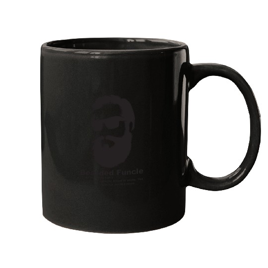 Cool Bearded Funcle - Birthday My Fun Uncle Mugs