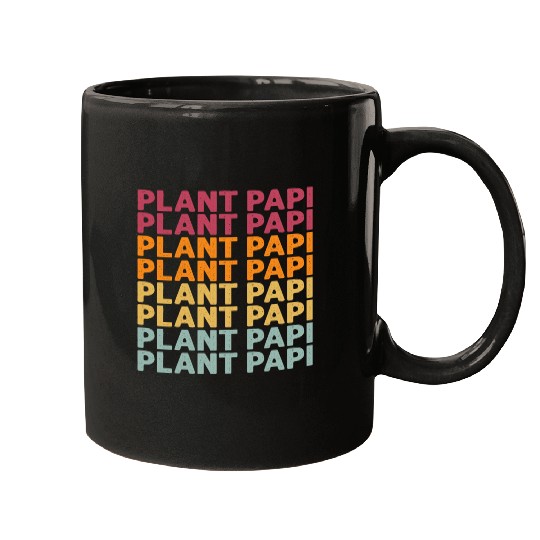 Plant Papi Plant Lover Plant Daddy Pot Indoor Mugs