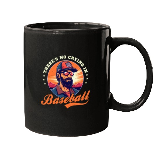 4th Of July Baseball Coach No Crying In Baseball Mugs
