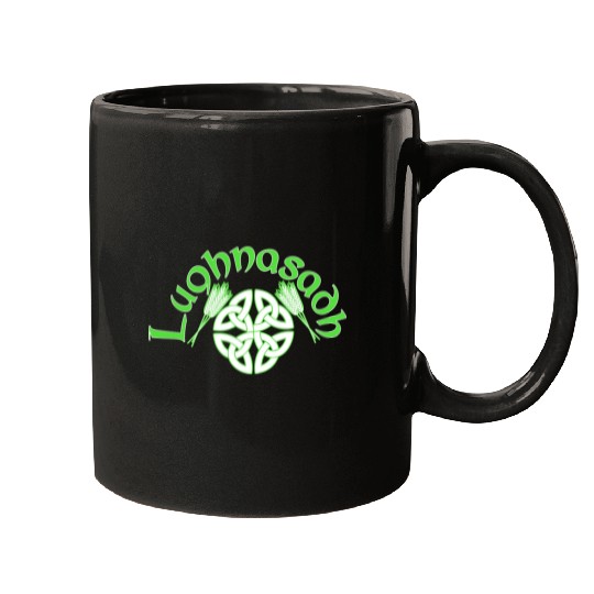 Irish Lughnasadh Festival Celtic Knot Mugs