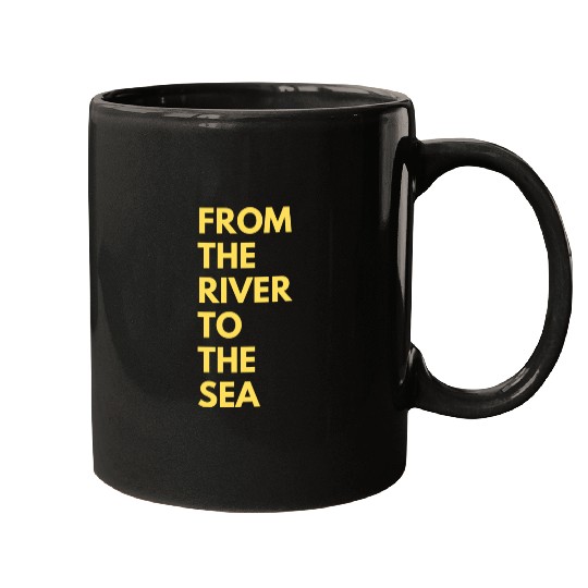 from the river to the sea Mugs