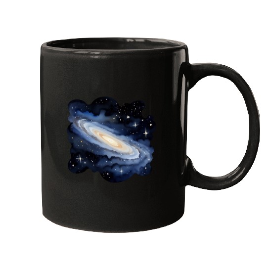 Watercolor Milky Way Mugs