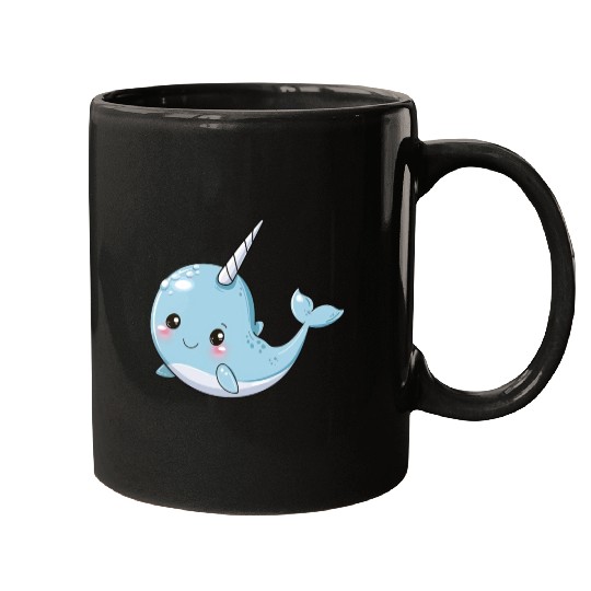 Adorable Narwhal Fantasy Encounter Mugs