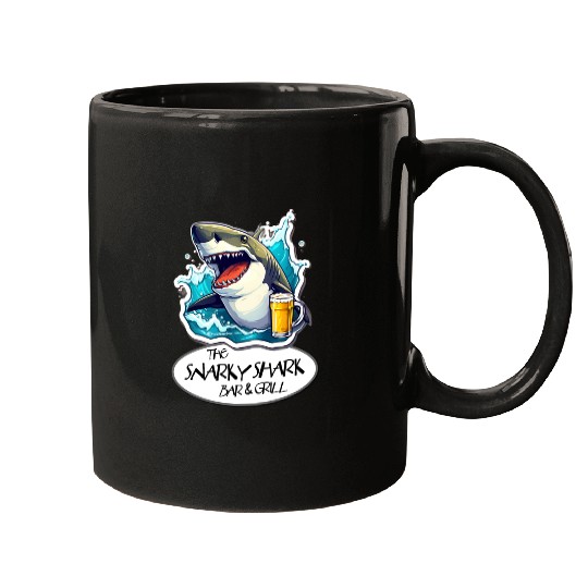 The Snarky Shark Bar & Grill Mugs