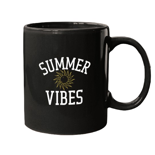 Summer Vibes Vacation Mugs