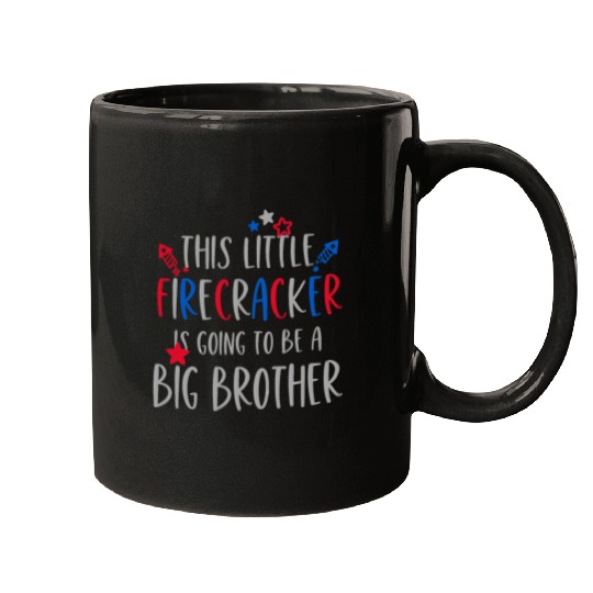 Big Brother Funny Firework Independence Day Mugs