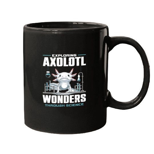 Axolotl Science Teacher Mexican Salamander Mugs